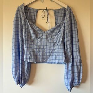 & Other Stories Balloon-Sleeve top